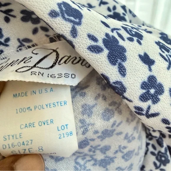 Vintage 70s Lynn Davies Dress - Picture 7 of 8